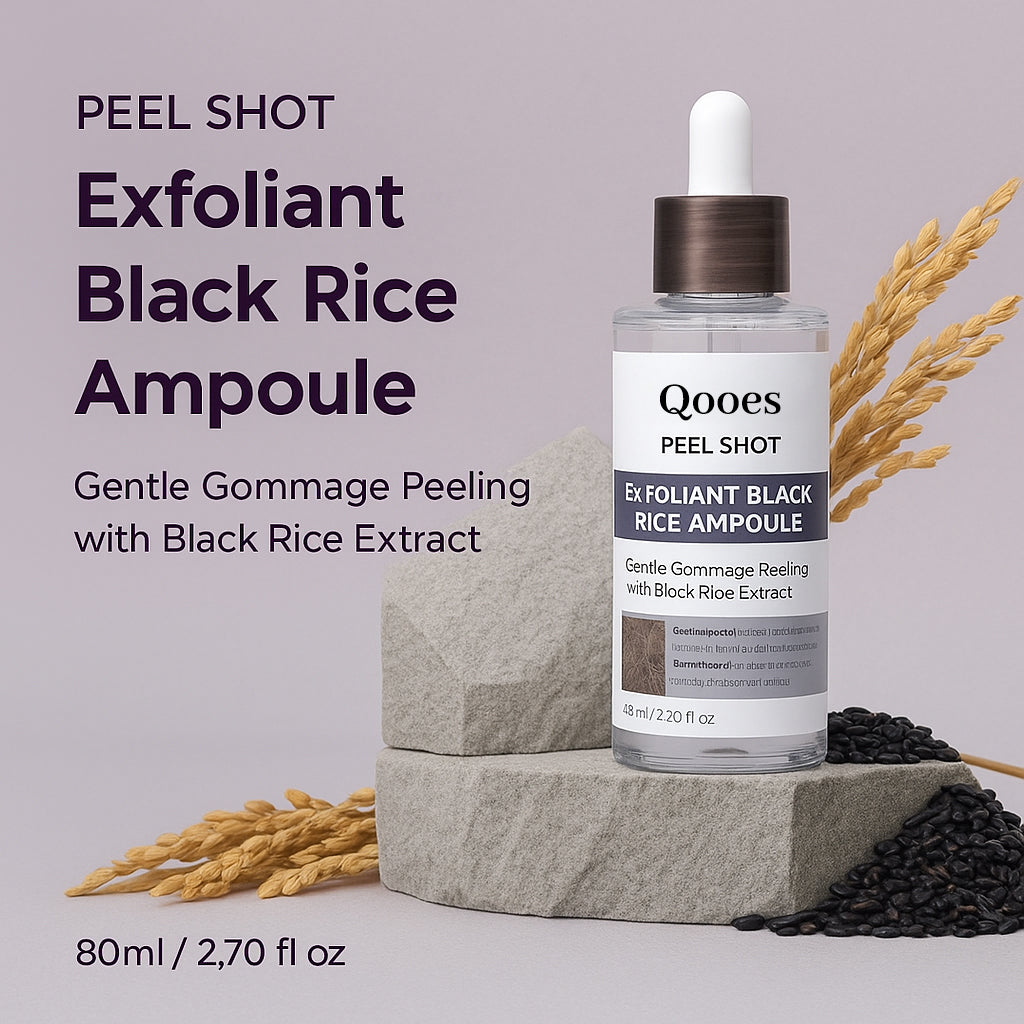 Peel Shot Glow Rice Ampoule Set Brightening Exfoliating Moisturizing Serum - Suitable for all skin types