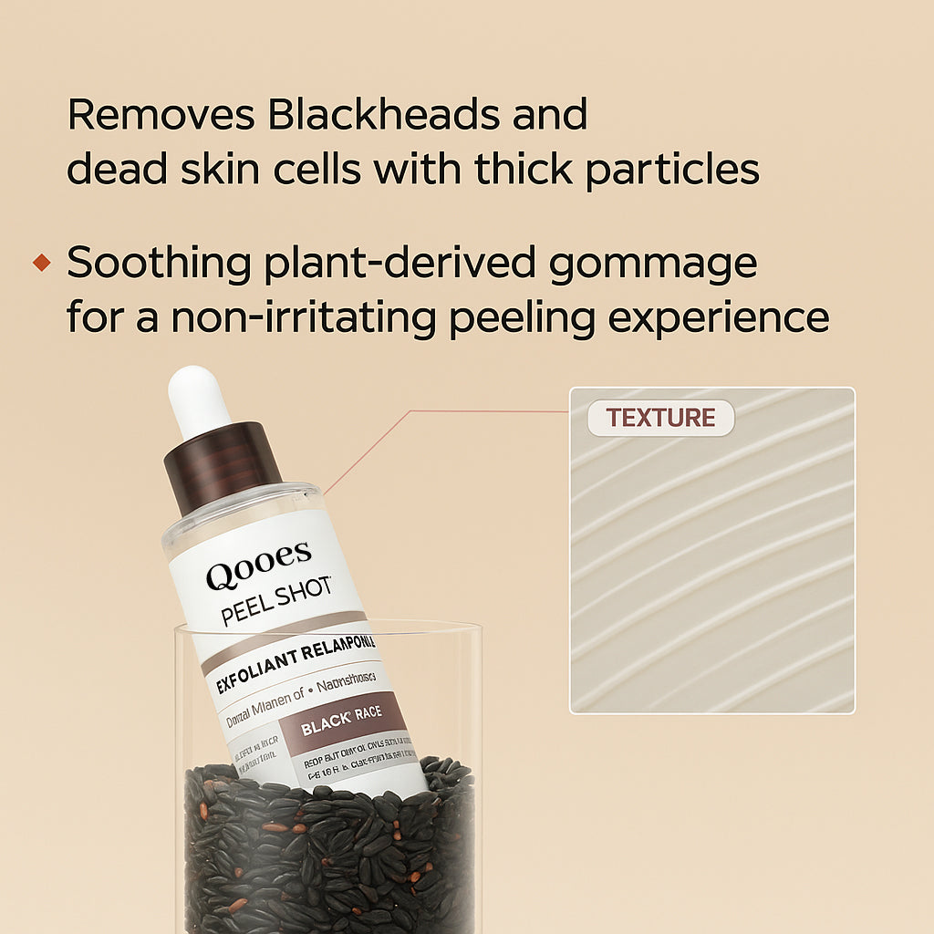 Peel Shot Glow Rice Ampoule Set Brightening Exfoliating Moisturizing Serum - Suitable for all skin types