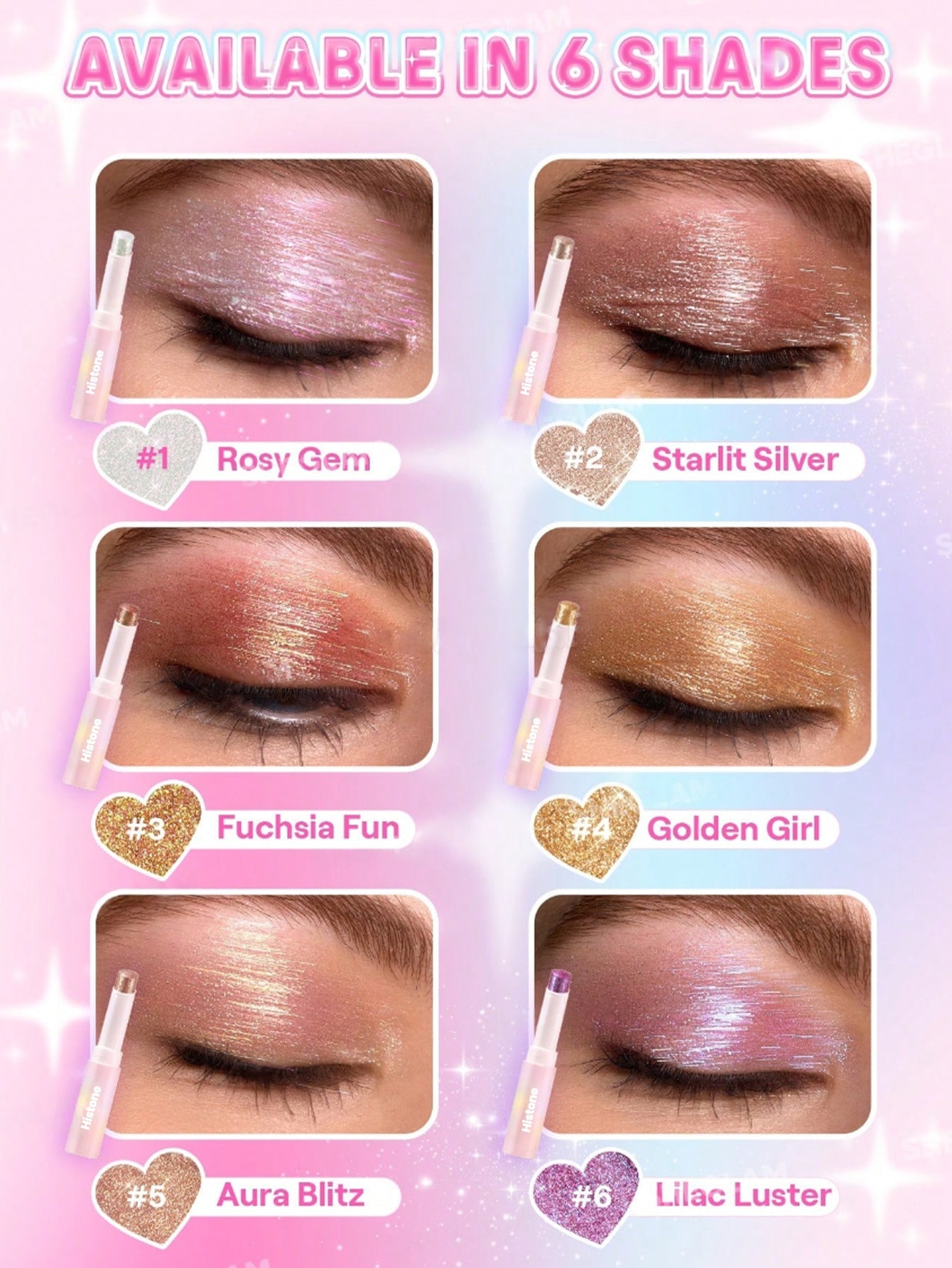đșLast 3 hours 85% offâ°Starlit Silver Crystal Jelly Glaze Stick â Instant 3-In-1 Glow