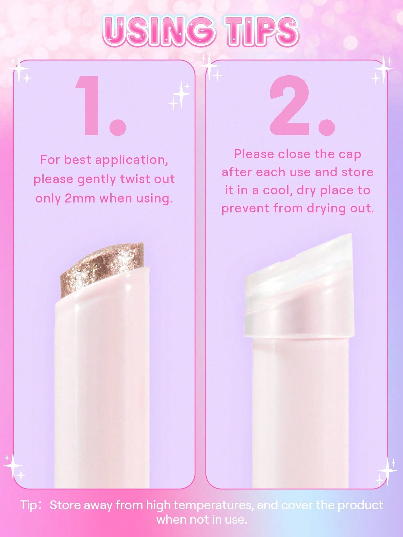 đșLast 3 hours 85% offâ°Starlit Silver Crystal Jelly Glaze Stick â Instant 3-In-1 Glow