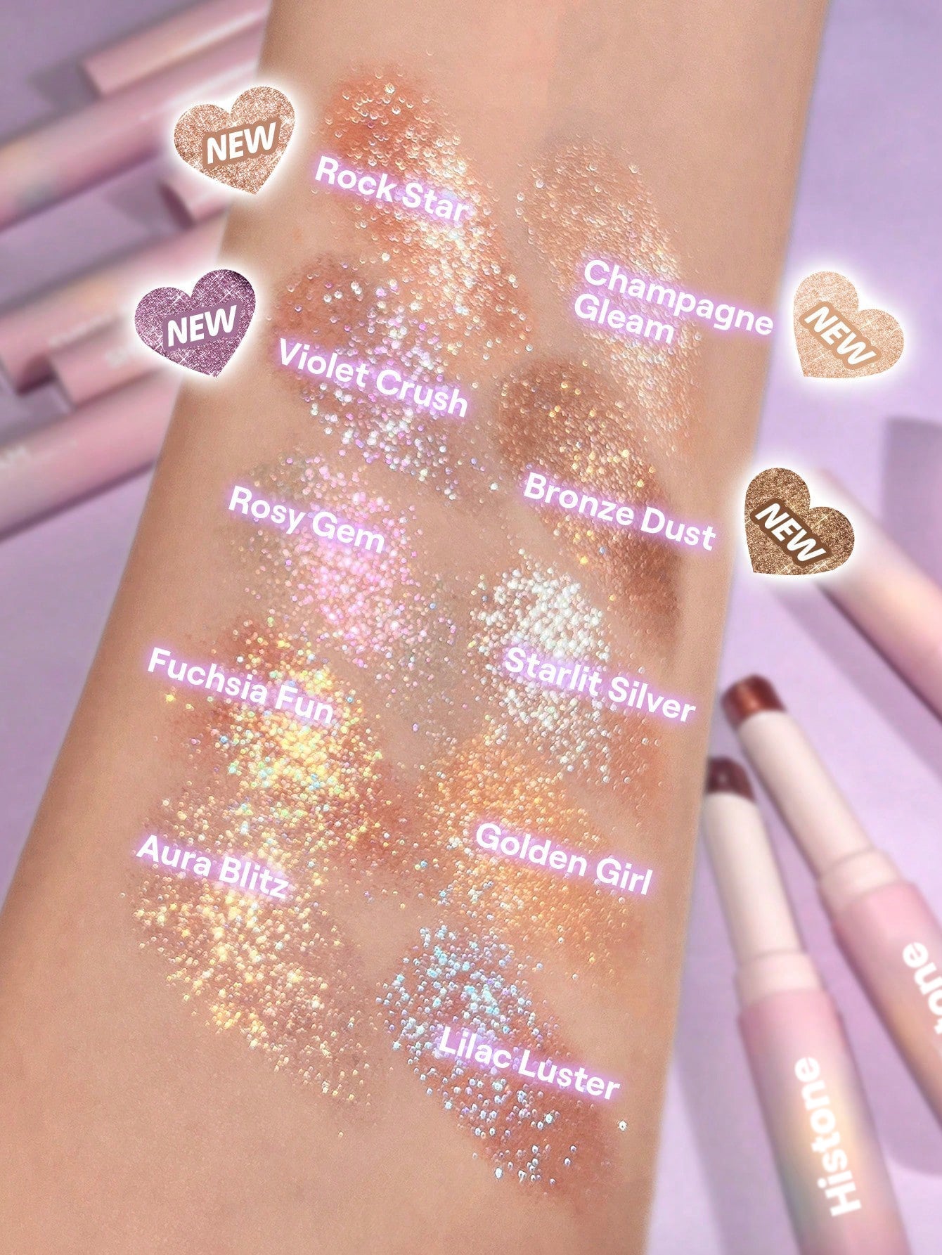 đșLast 3 hours 85% offâ°Starlit Silver Crystal Jelly Glaze Stick â Instant 3-In-1 Glow