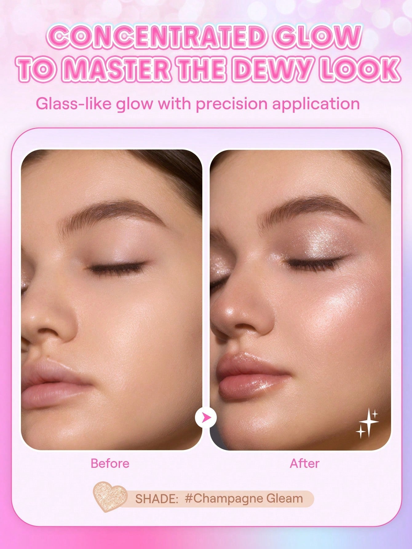 đșLast 3 hours 85% offâ°Starlit Silver Crystal Jelly Glaze Stick â Instant 3-In-1 Glow