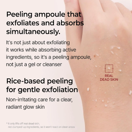 Peel Shot Glow Rice Ampoule Set Brightening Exfoliating Moisturizing Serum - Suitable for all skin types
