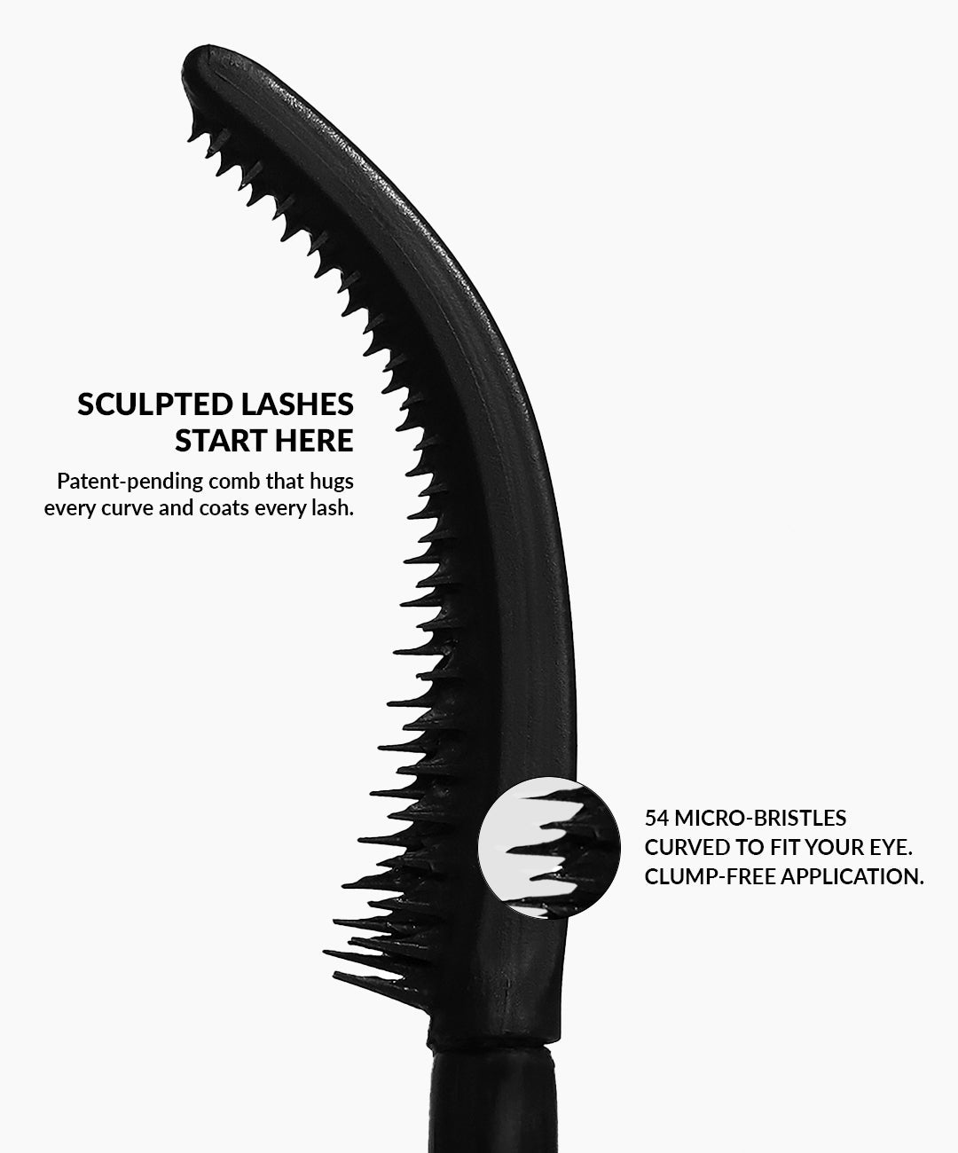 🔥 Curved Lash Lift Mascara – Lengthening, Volumizing & Clump-Free