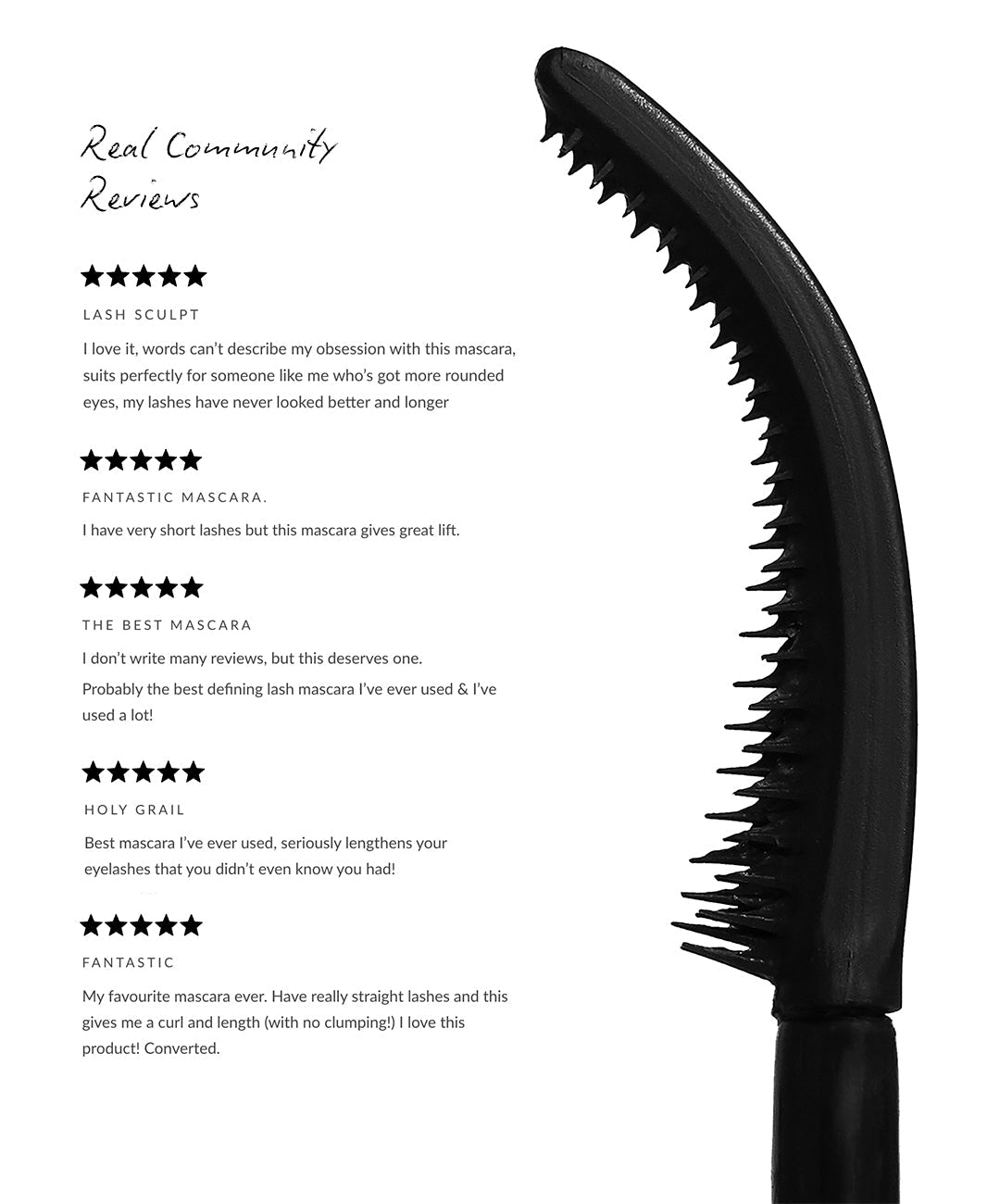 🔥 Curved Lash Lift Mascara – Lengthening, Volumizing & Clump-Free