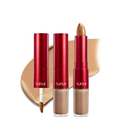 🔥Final 3 hours 72% off:🌹 TLRTLR Glide & Hide Blurring Concealer - For Lightweight Flawless Makeup, Contour, Coverage Cosmetic Foundation